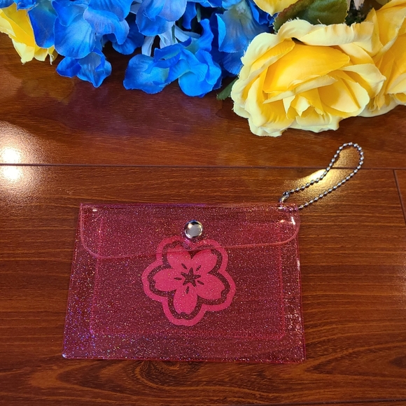 Keychain Wallet- Chery Blossom - Picture 2 of 6